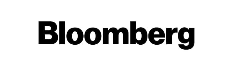 The image shows the word “Bloomberg” in bold, black letters on a white background.