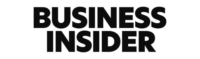 The image shows the "Business Insider" logo in bold, black, uppercase letters on a white background.