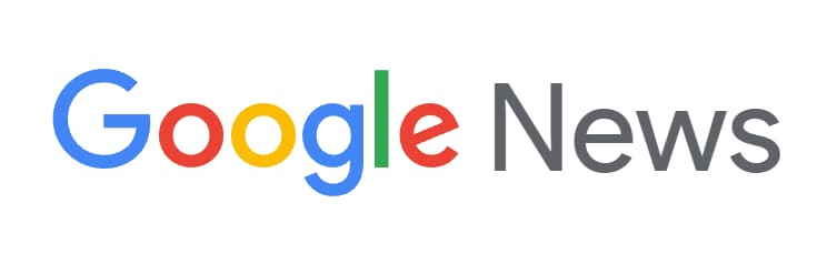 Google News logo with "Google" in multicolored letters and "News" in gray text on a white background.