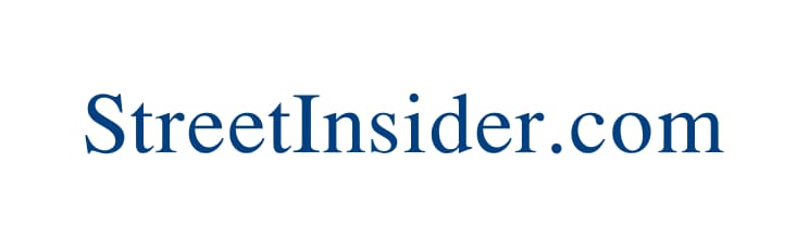 StreetInsider.com logo with the website name in blue serif font on a white background.