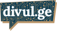 The word "divul.ge" in bold white text is displayed on a dark background with a gold circuit board pattern inside a speech bubble shape.